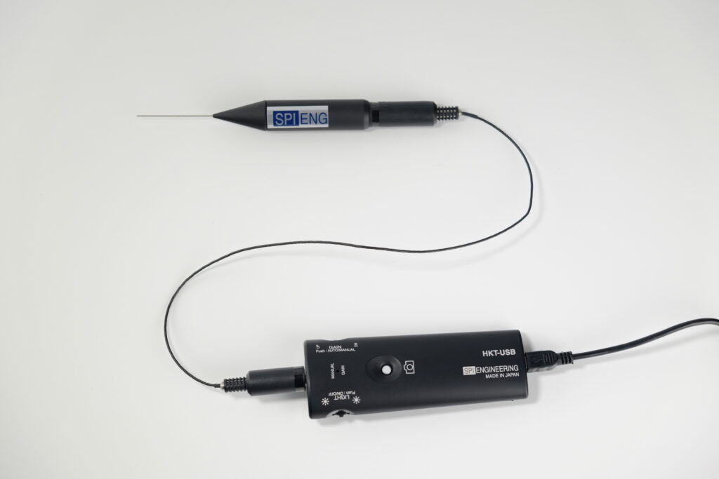 The smallest video boroscope for inspecting small spaces. for inspecting small spaces.