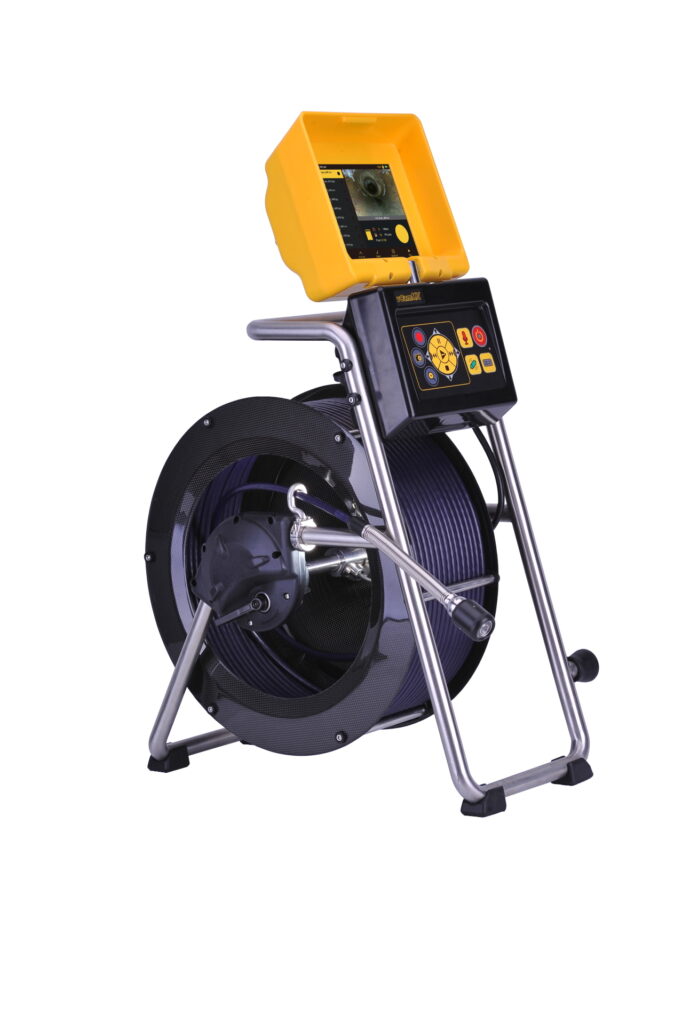 Inspection camera for pipes