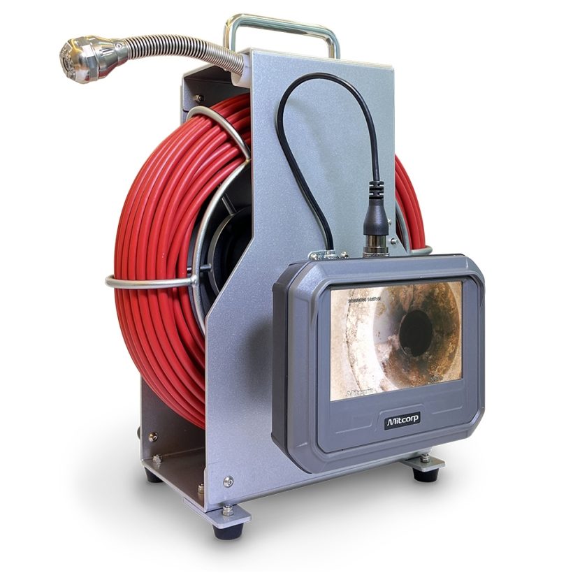 Push camera for inspections of pipes