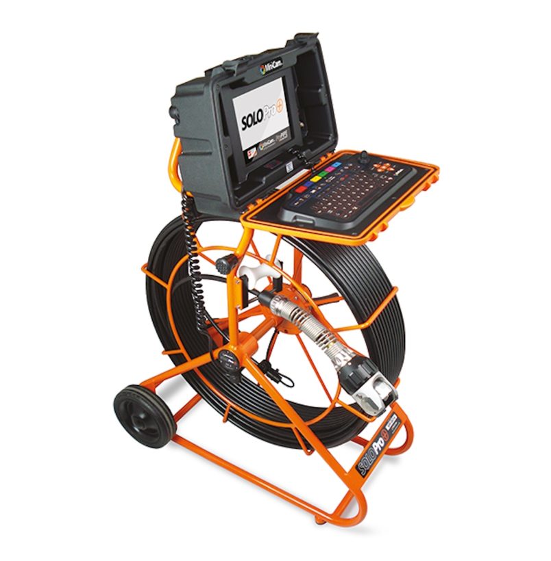 Sewer camera with pan & tilt head